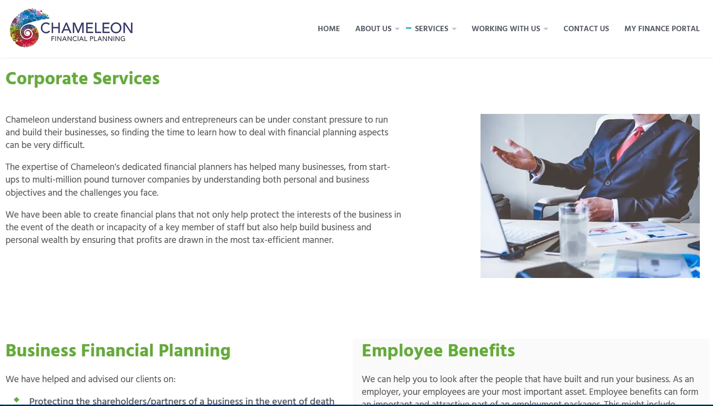 Chameleon Financial Planning - Corporate