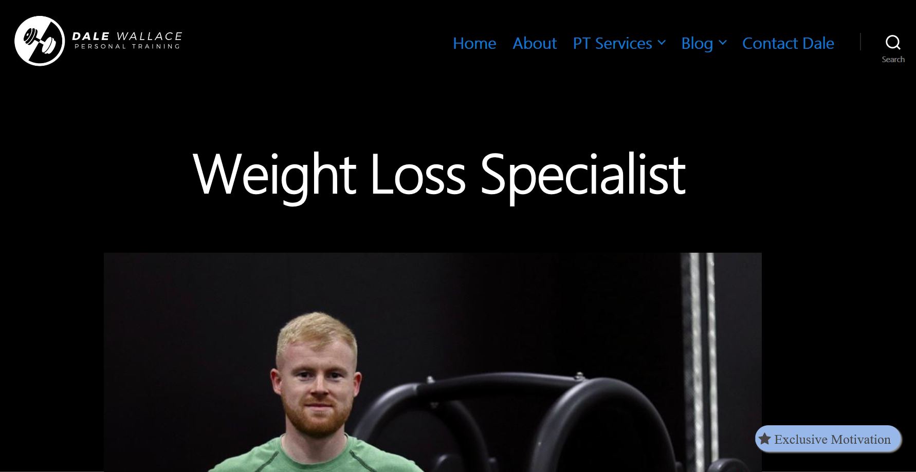 Personal Trainer website
